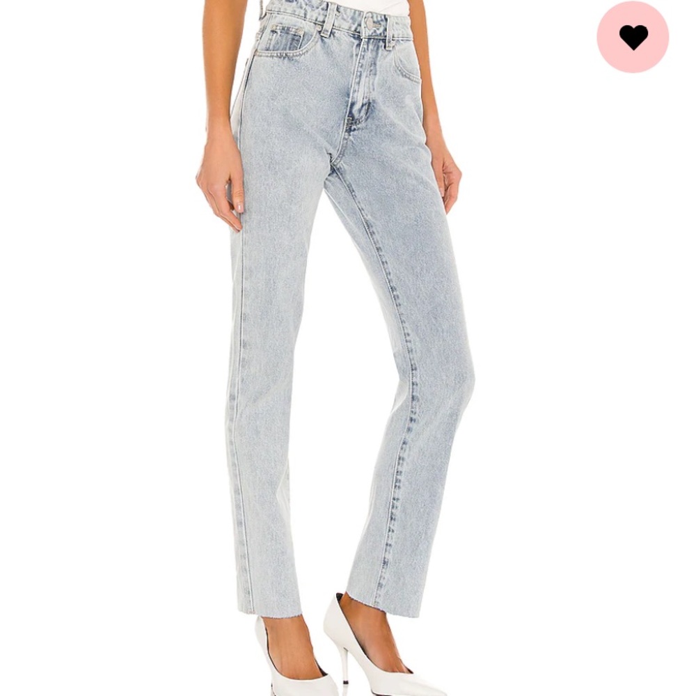Superdown Dylan straight denim jean light wash